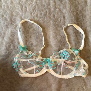 Agent Provocateur Bethanie Bra blue 32C.